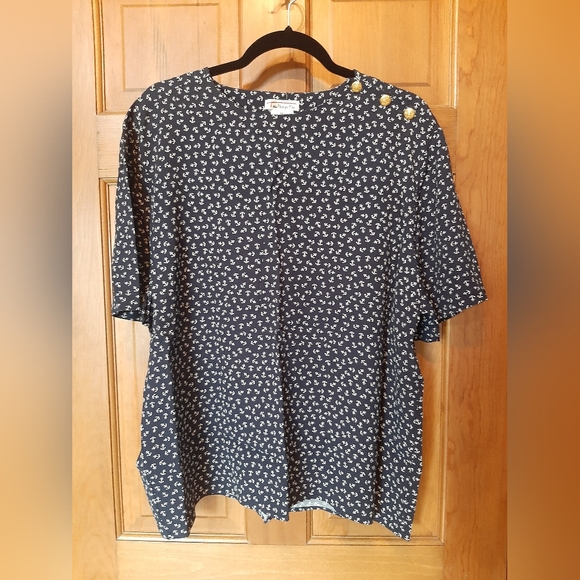 Talbots Vintage Anchor Blouse & skirt set- Size 18 - Picture 2 of 8